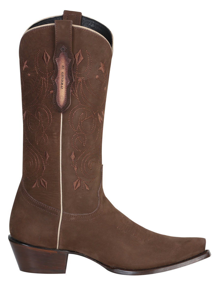 El General Limited Edition Western Boot - Nubuck Camel 34513