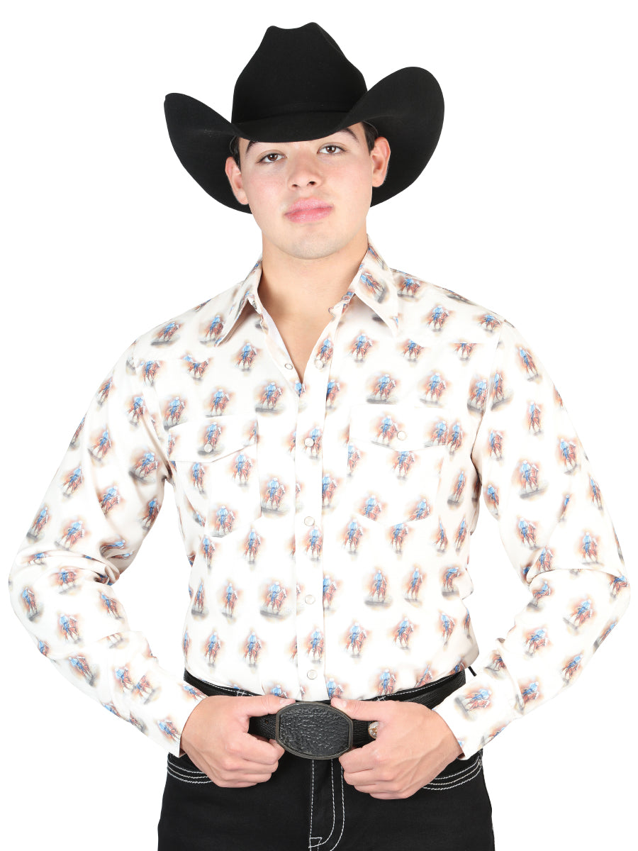 The General Brown Western Shirt 44307