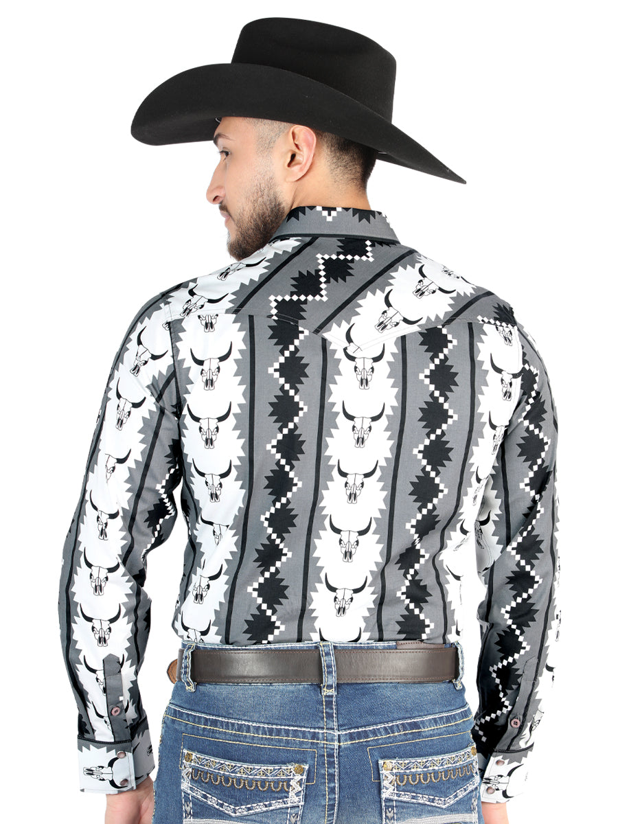 El General - Casual Long Sleeve Shirt - Black 44491