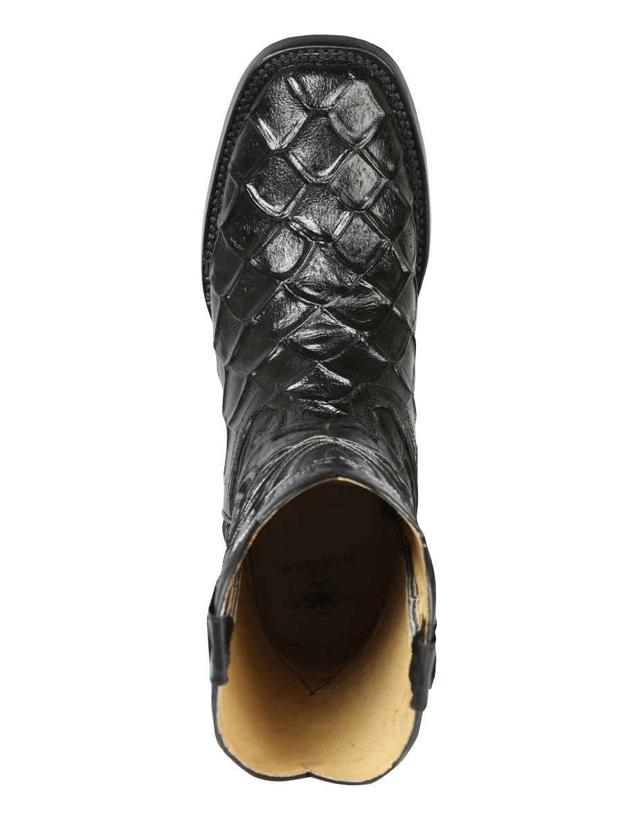 El General Rodeo Boot - Imit. Pirarucu - Black 44663