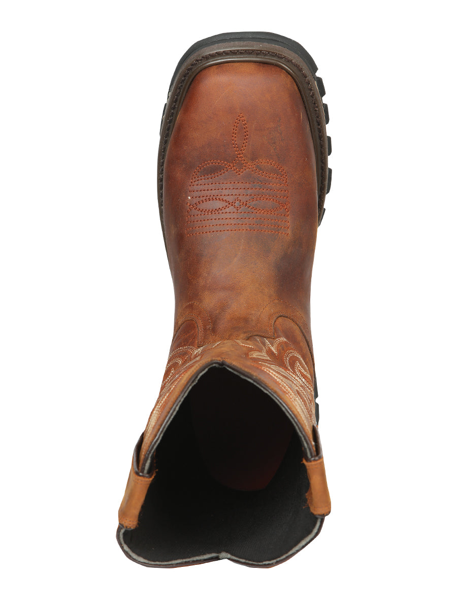 El General Rodeo Work Boot - Leather Whiskey 44695