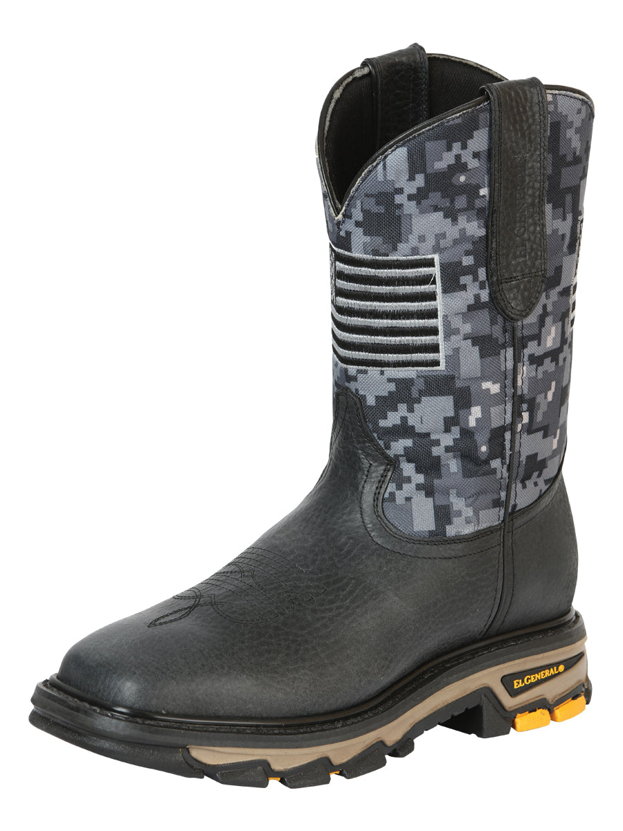 El General Men's Work Boot - Bull Fight Leather - Black
44756