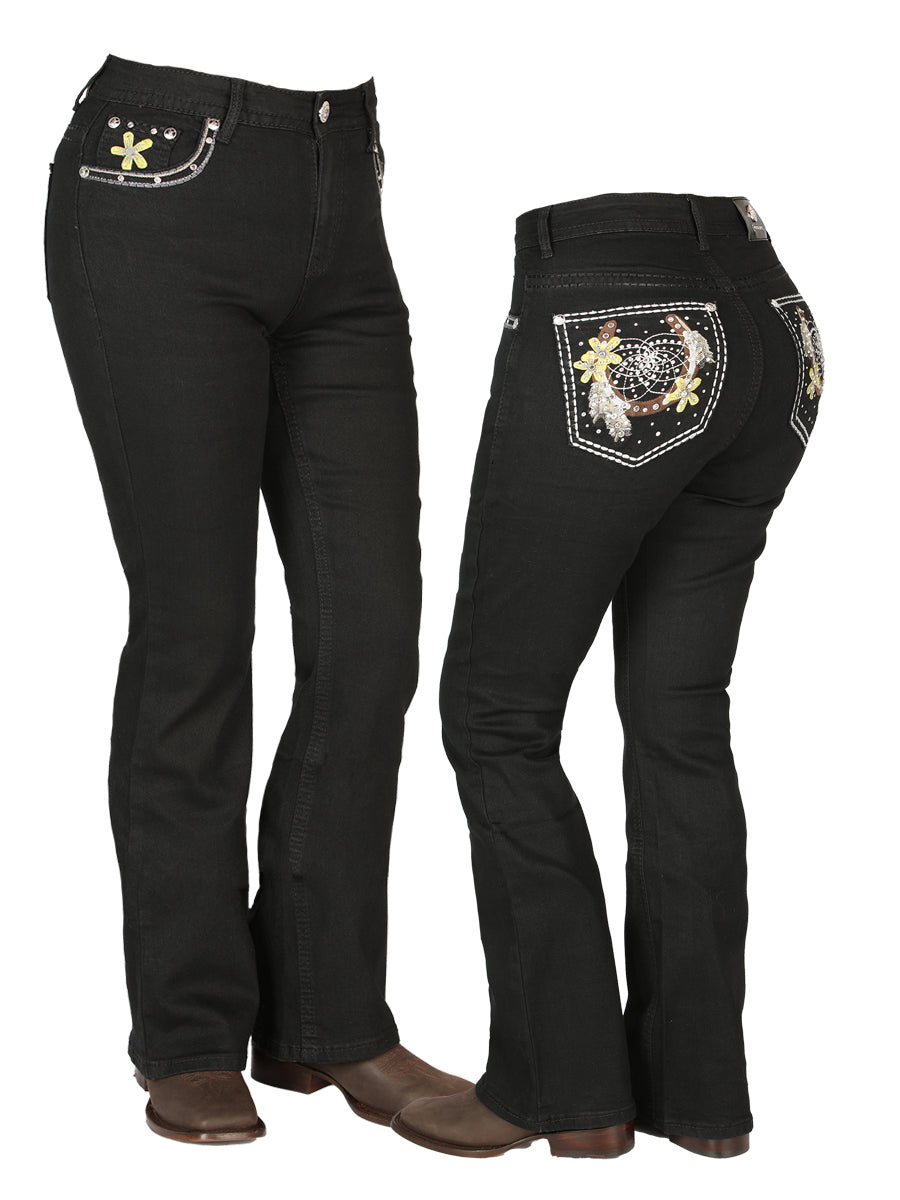 Women's Black Centenario Jeans 44958