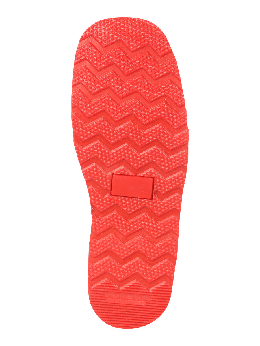 El General Men's Black Woven Ankle Boots with Zipper 45183