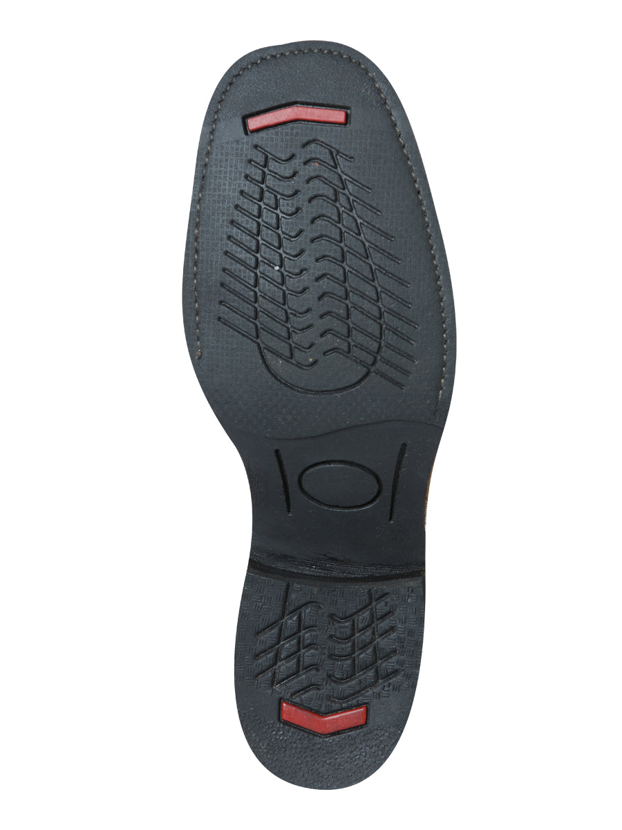 El General Rodeo Boot - Honey Nubuck with Embroidery 51111