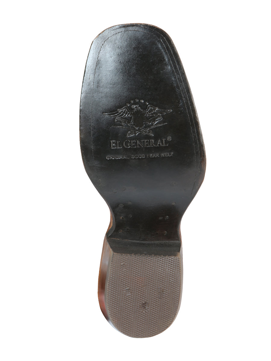 El General Women's Rodeo Boot - Nubuck Camel 51164