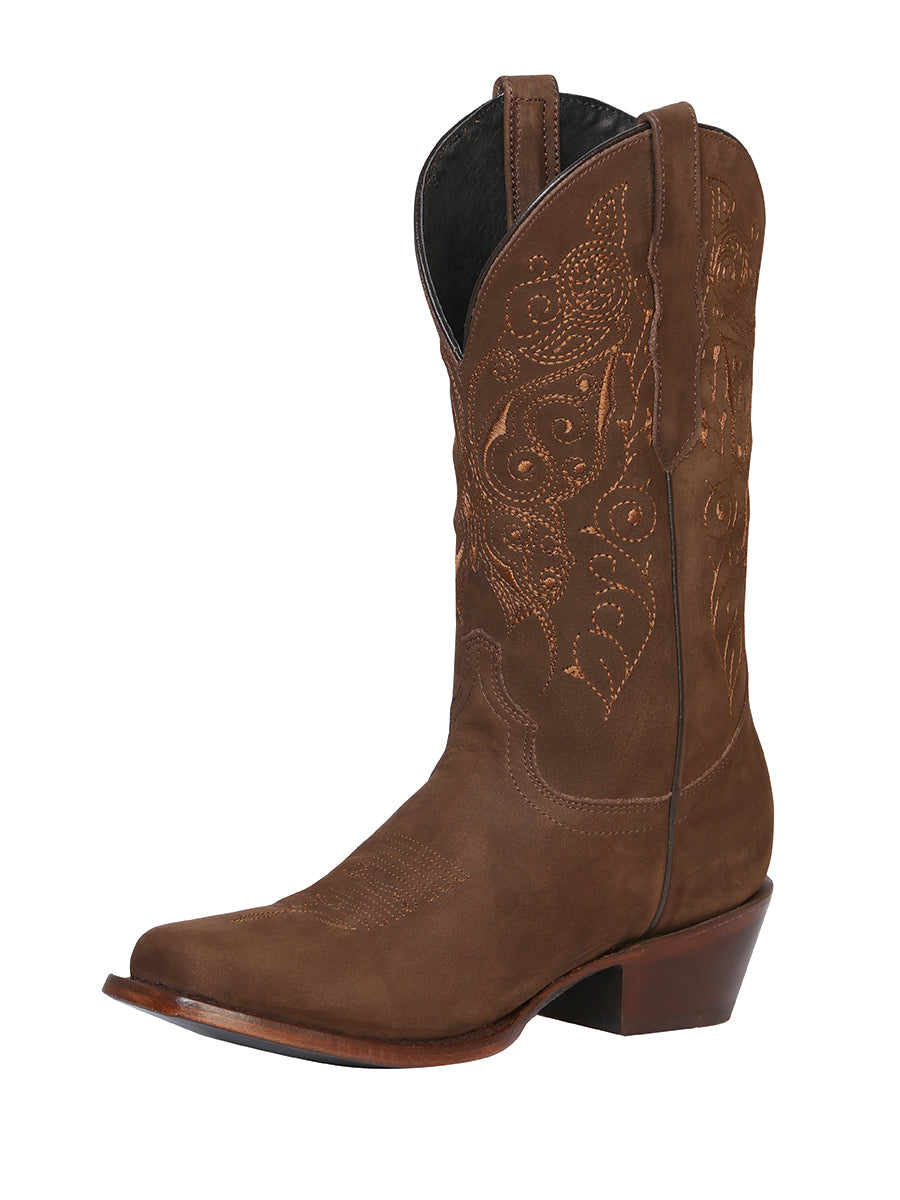 El General Women's Rodeo Boot Limited Edition - Nubuck Camel 122488