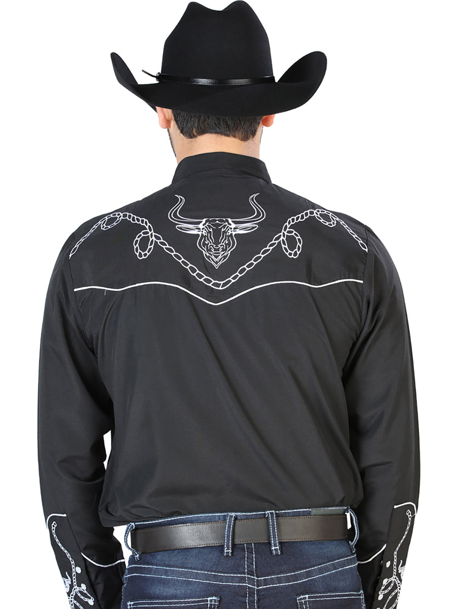 The Lord of the Heavens Embroidery Shirt Black/White 126711