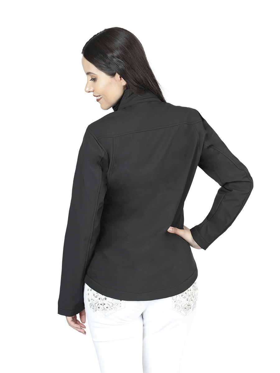 Women's Black Zipper Jacket 127081