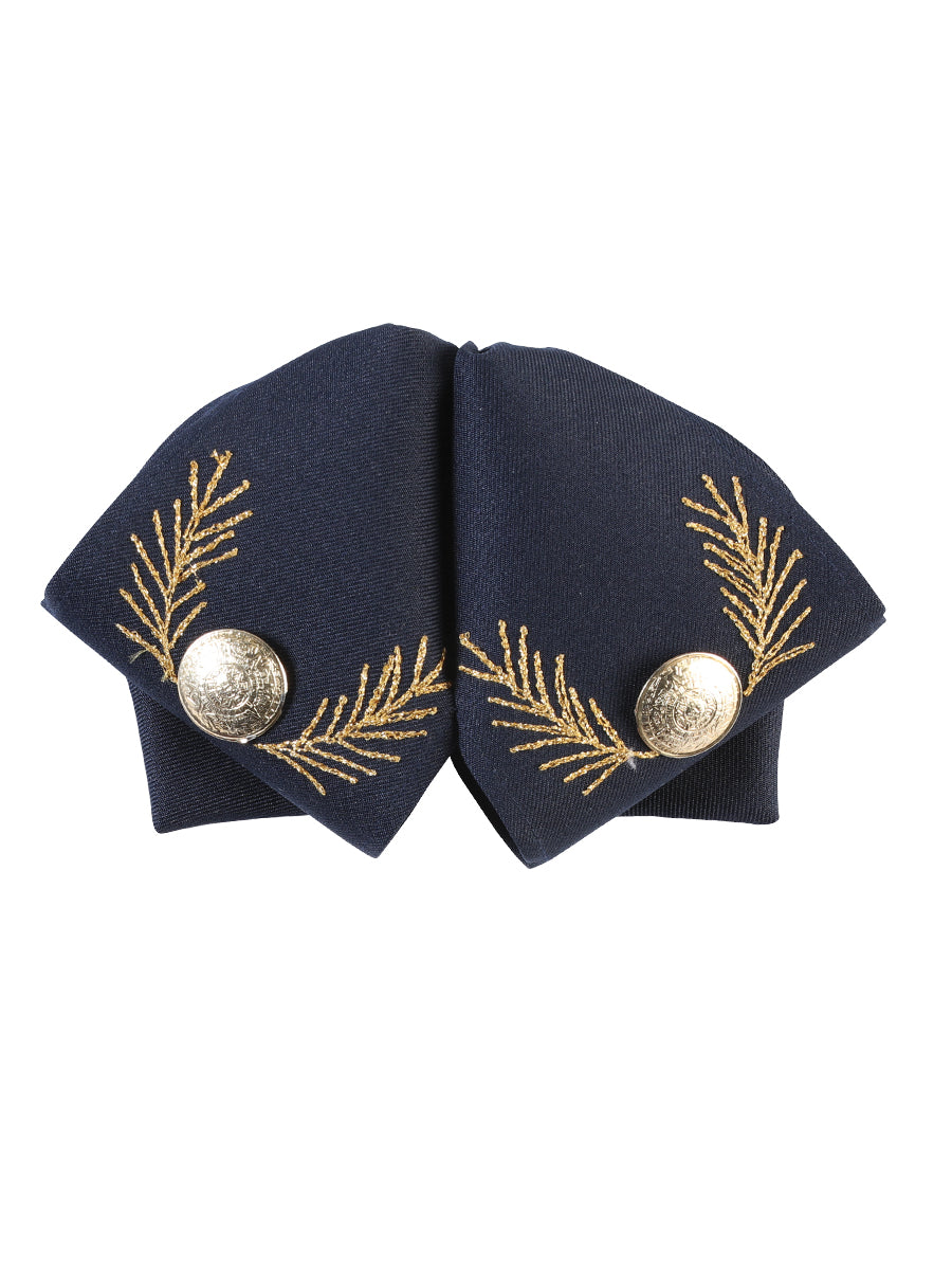 Adult
Mexican Charro Bow Tie 100% Polyester Navy Blue/Gold 601782