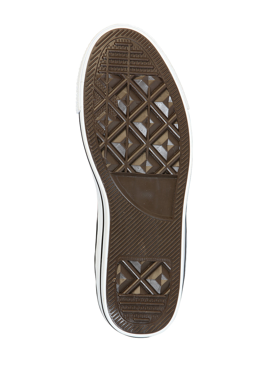 Artisanal Embroidered Sneakers, Textile Canvas, White, 602781