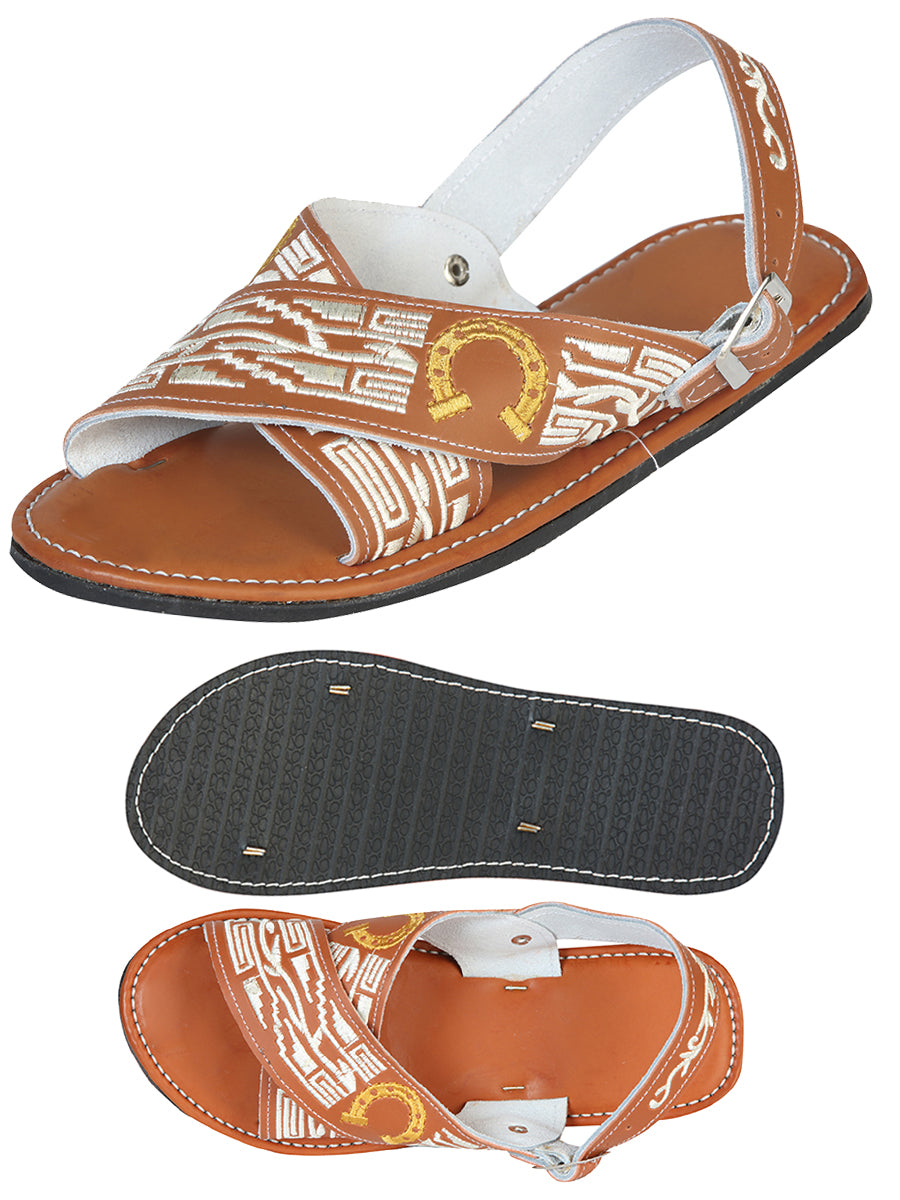 Mexican Artisan Sandals 50% Leather, 50% Synthetic Natural 603789