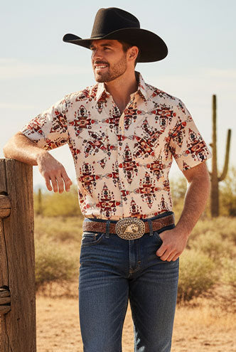 Men's Western Dress Shirt