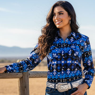 Women's Snap Button Shirt