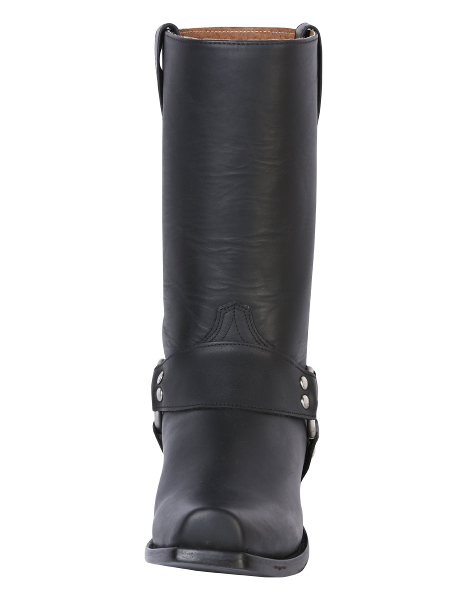 The General Biker Boot - Waxy Black 134