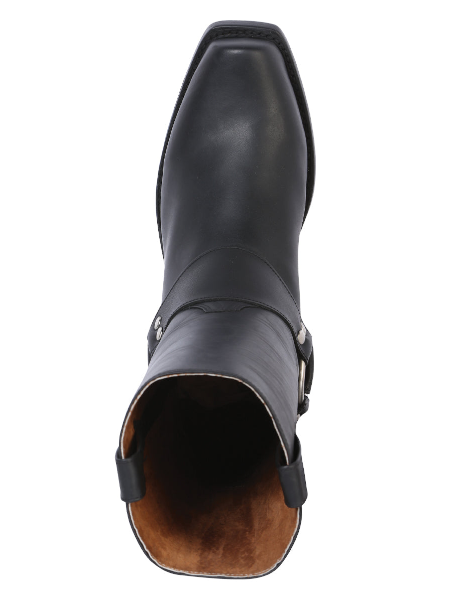 The General Biker Boot - Waxy Black 134