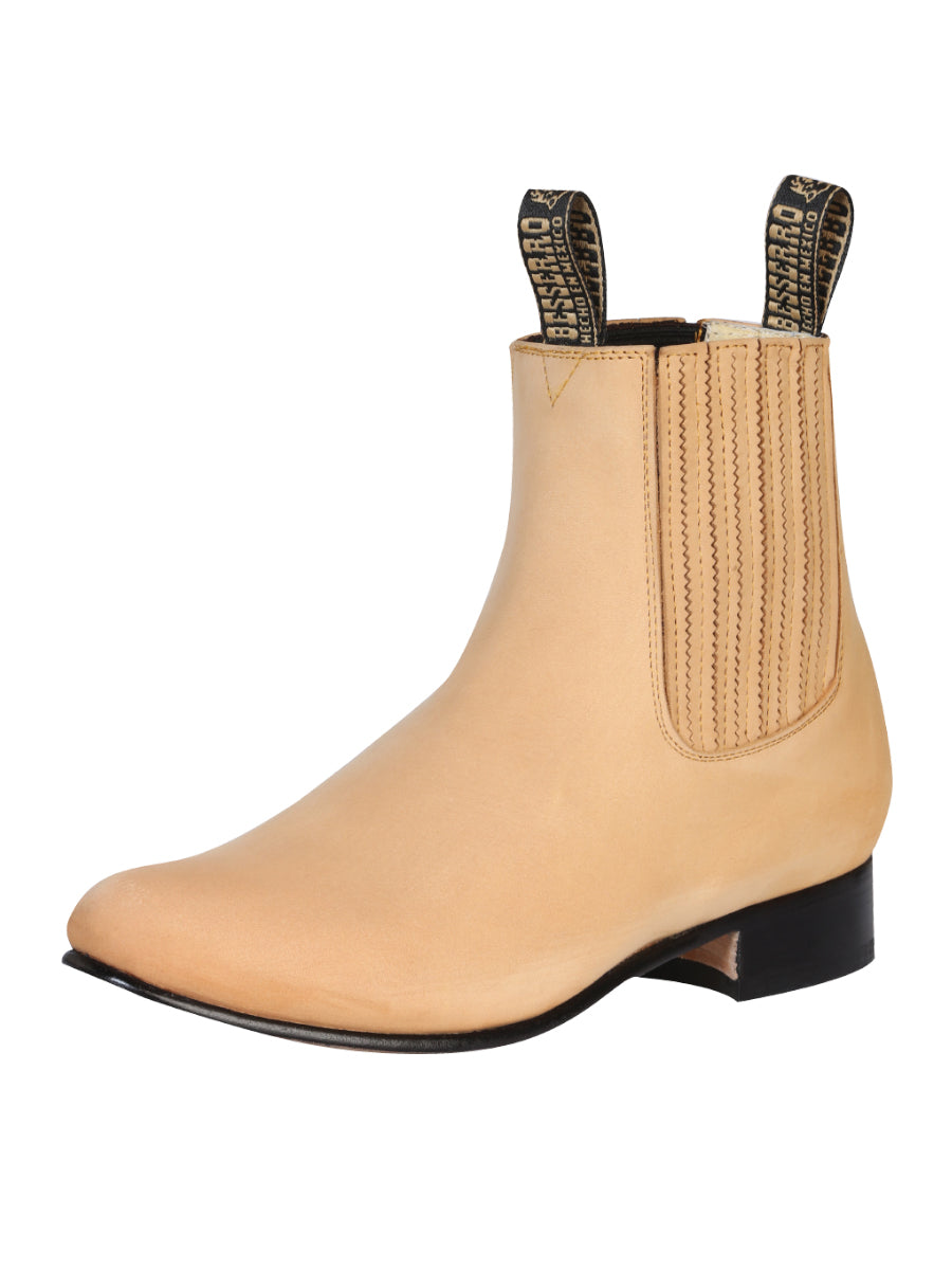 El Besserro Charro Boot - Honey Nubuck 203