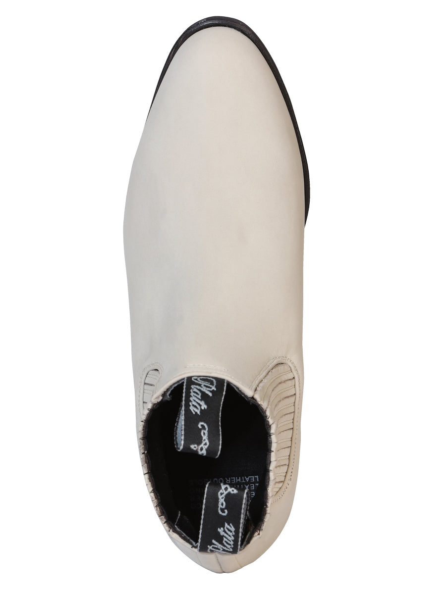 Canelo Charro Suede Boot in Bone 229