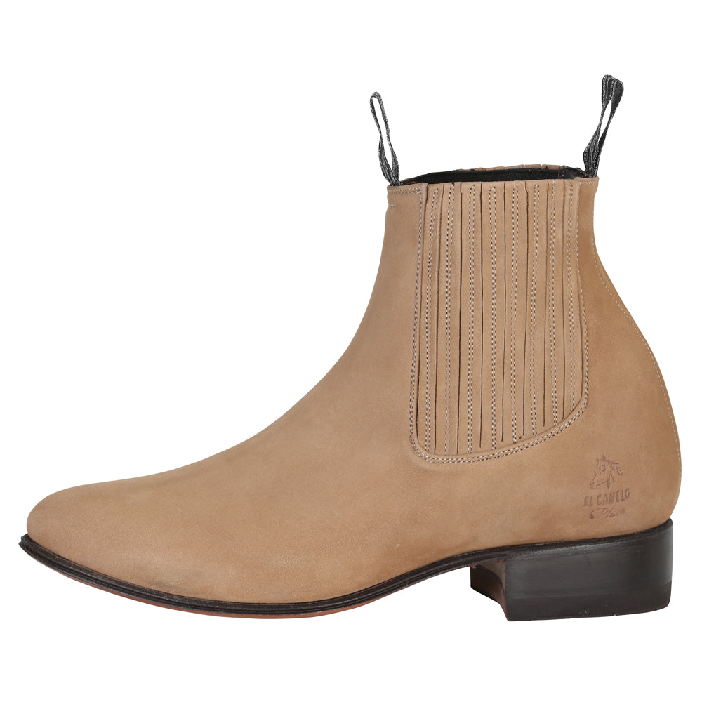 Canelo Charro Boot - Nubuck - Beige 230