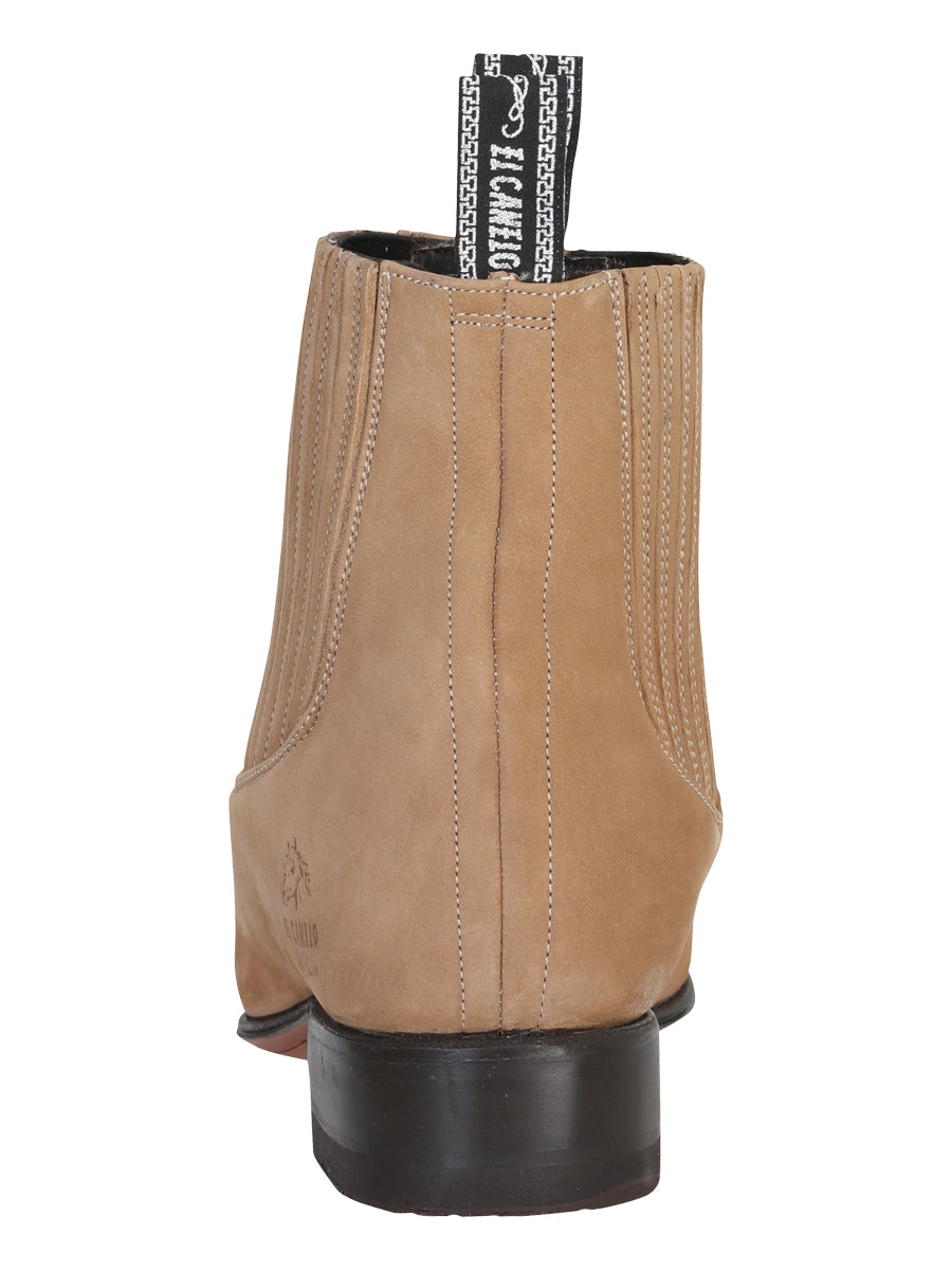 Canelo Charro Boot - Nubuck - Beige 230