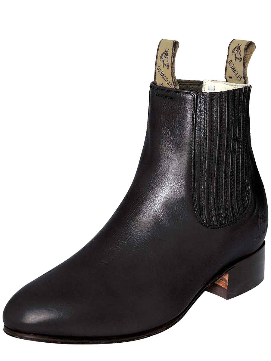 El Canelo - Charro Ankle Boot - Atlas Black 232