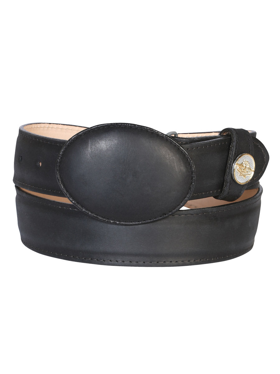 El General Men's Western Belt - Crazy Leather - Black

 21274