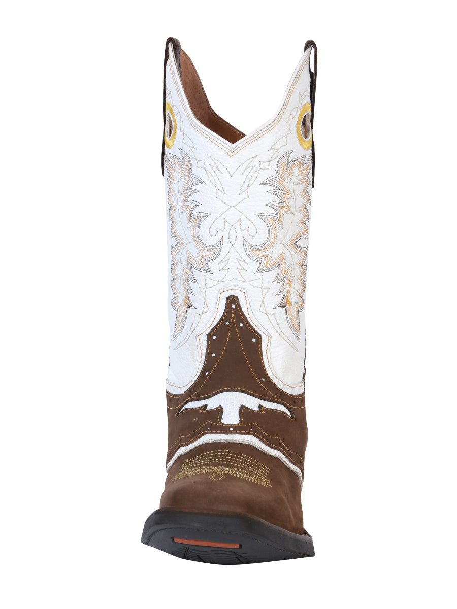 El General Rodeo Boot - Crazy Nobuck Dark Brown 33313