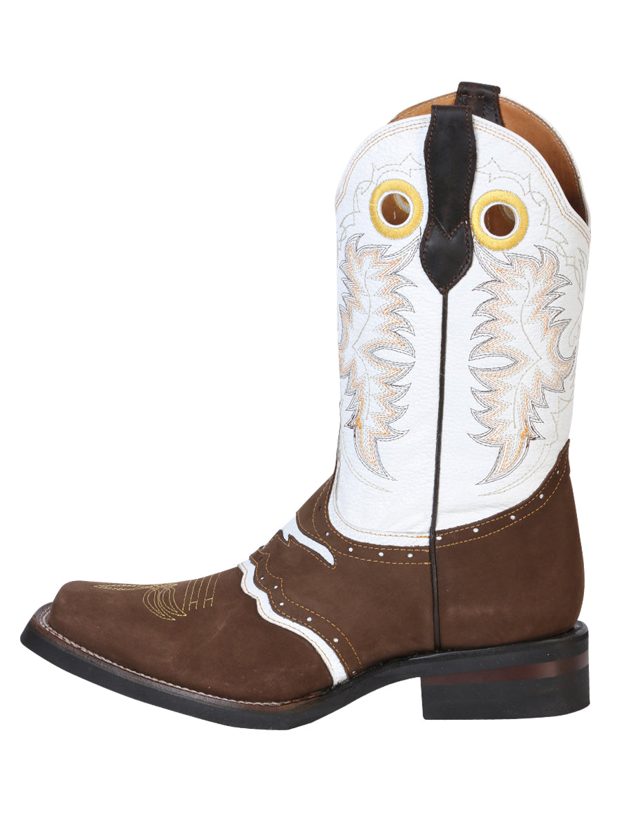 El General Rodeo Boot - Crazy Nobuck Dark Brown 33313