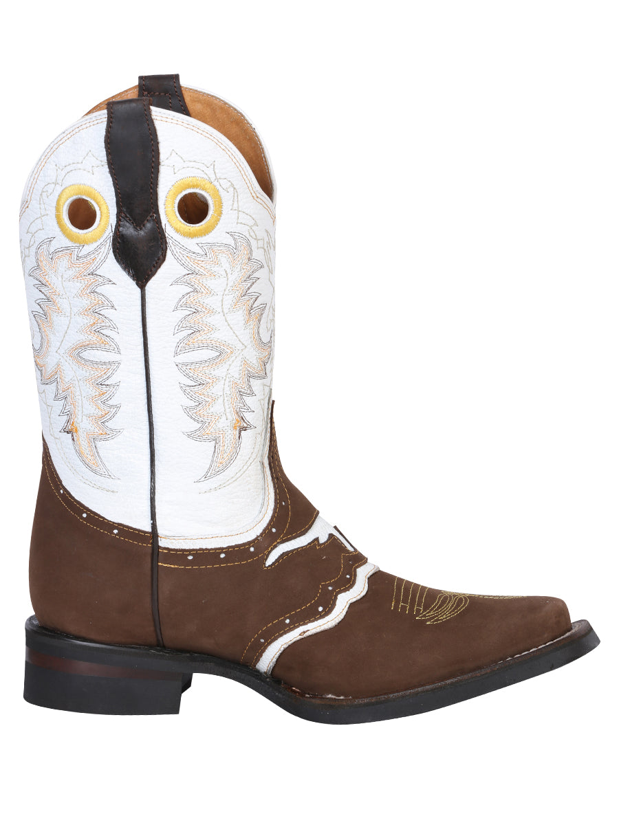El General Rodeo Boot - Crazy Nobuck Dark Brown 33313
