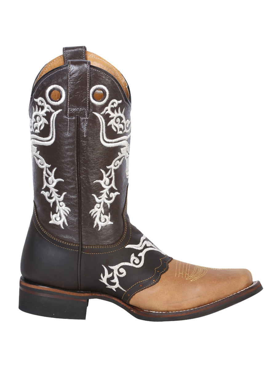 El General Rodeo Boot - Crazy Honey/Dark Brown 33316