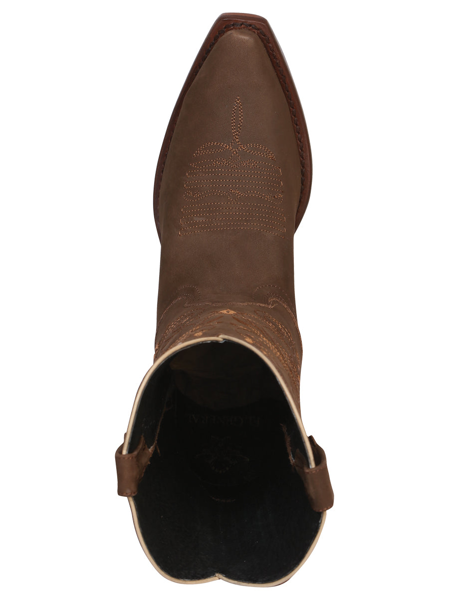 El General Limited Edition Western Boot - Nubuck Camel 34513