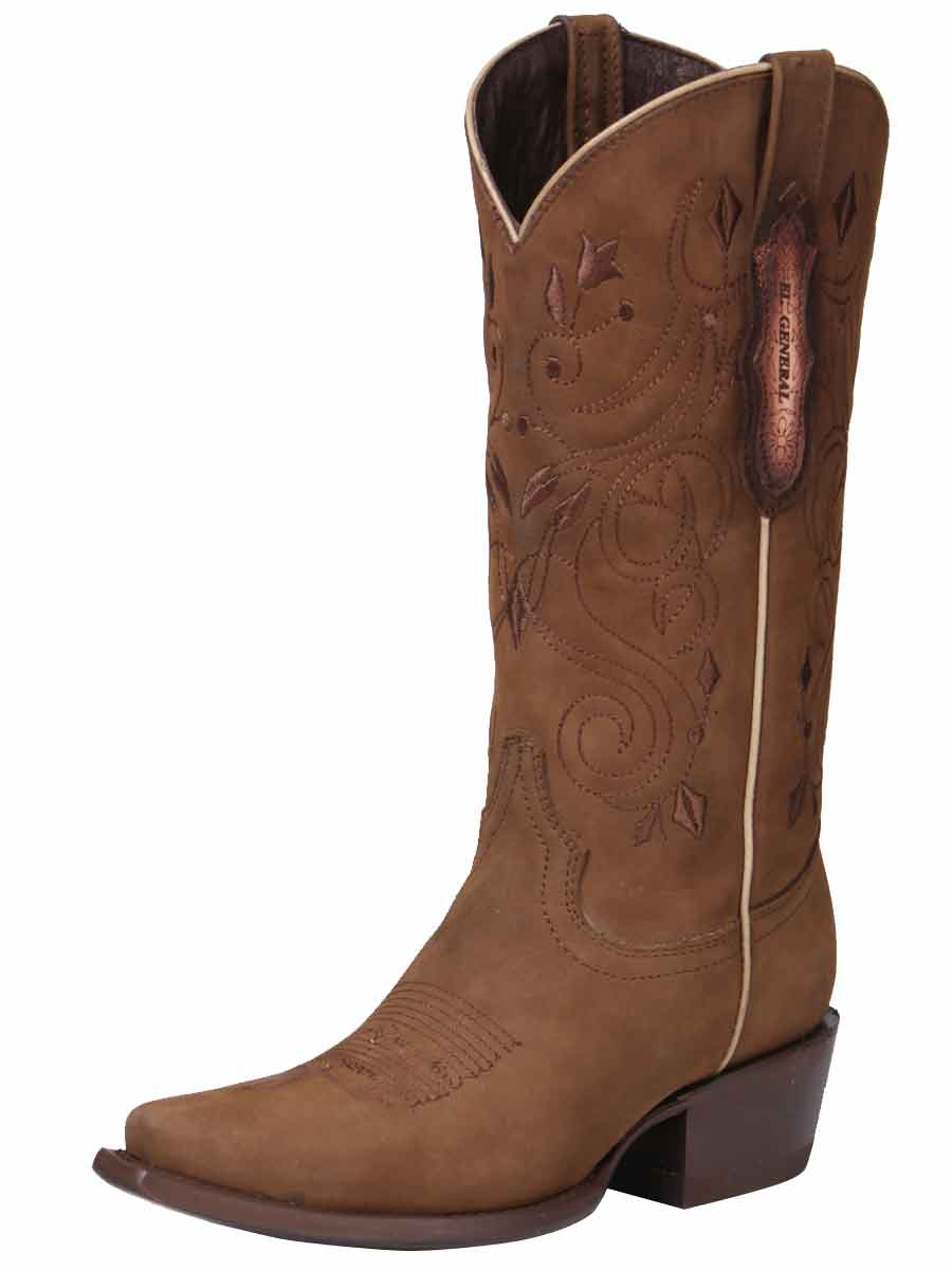 El General Limited Edition Western Boot - Nubuck Camel 34513