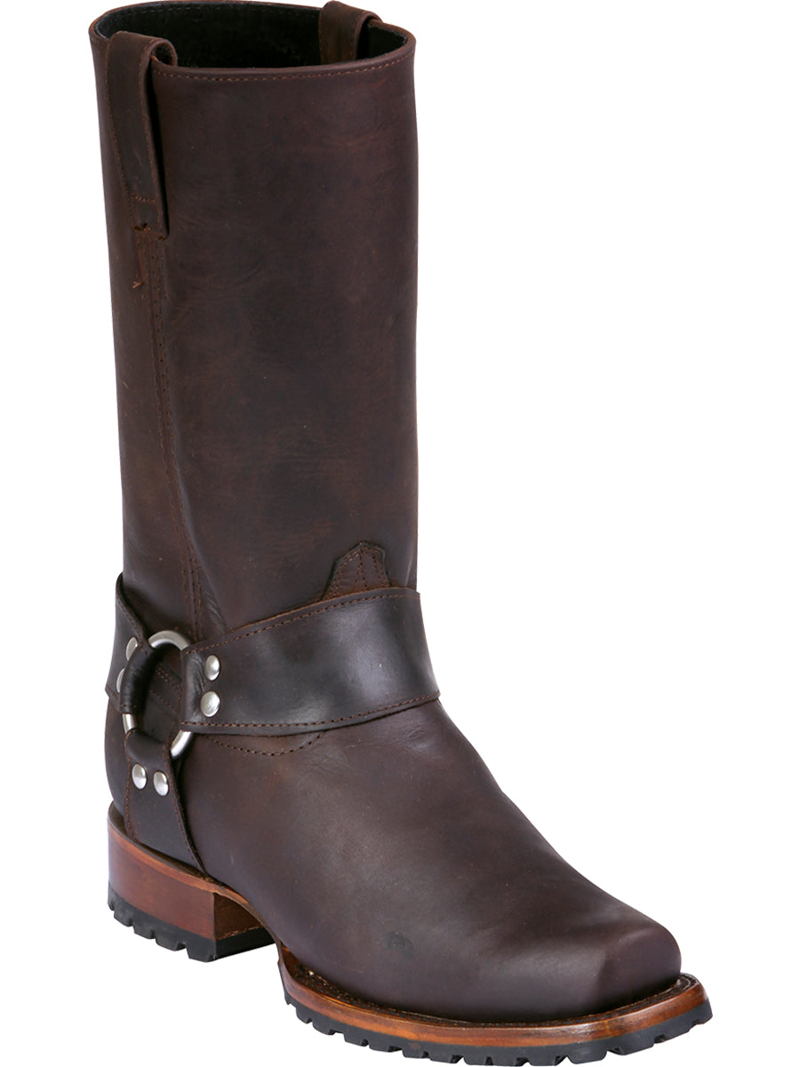 The General Biker Boot - Crazy Dark Brown 40673