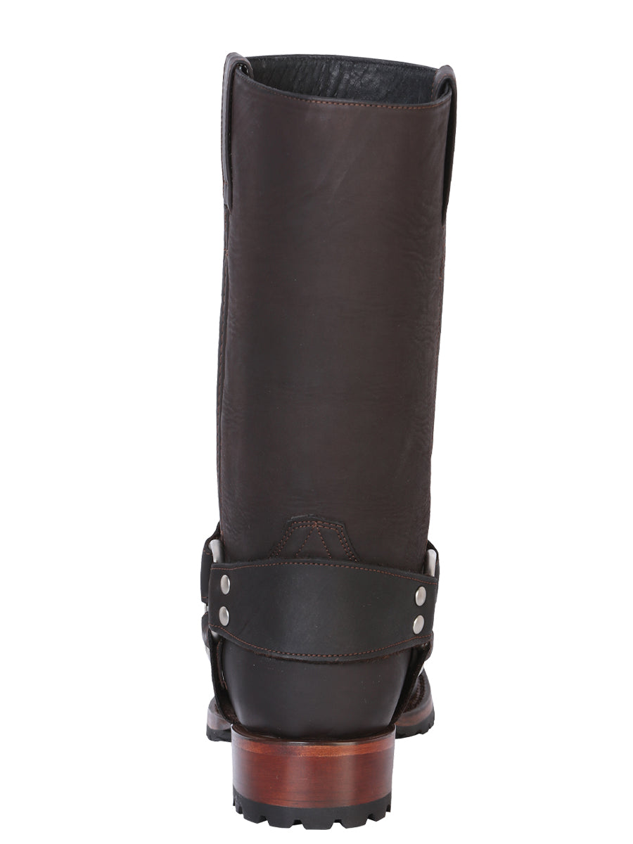 The General Biker Boot - Crazy Dark Brown 40673