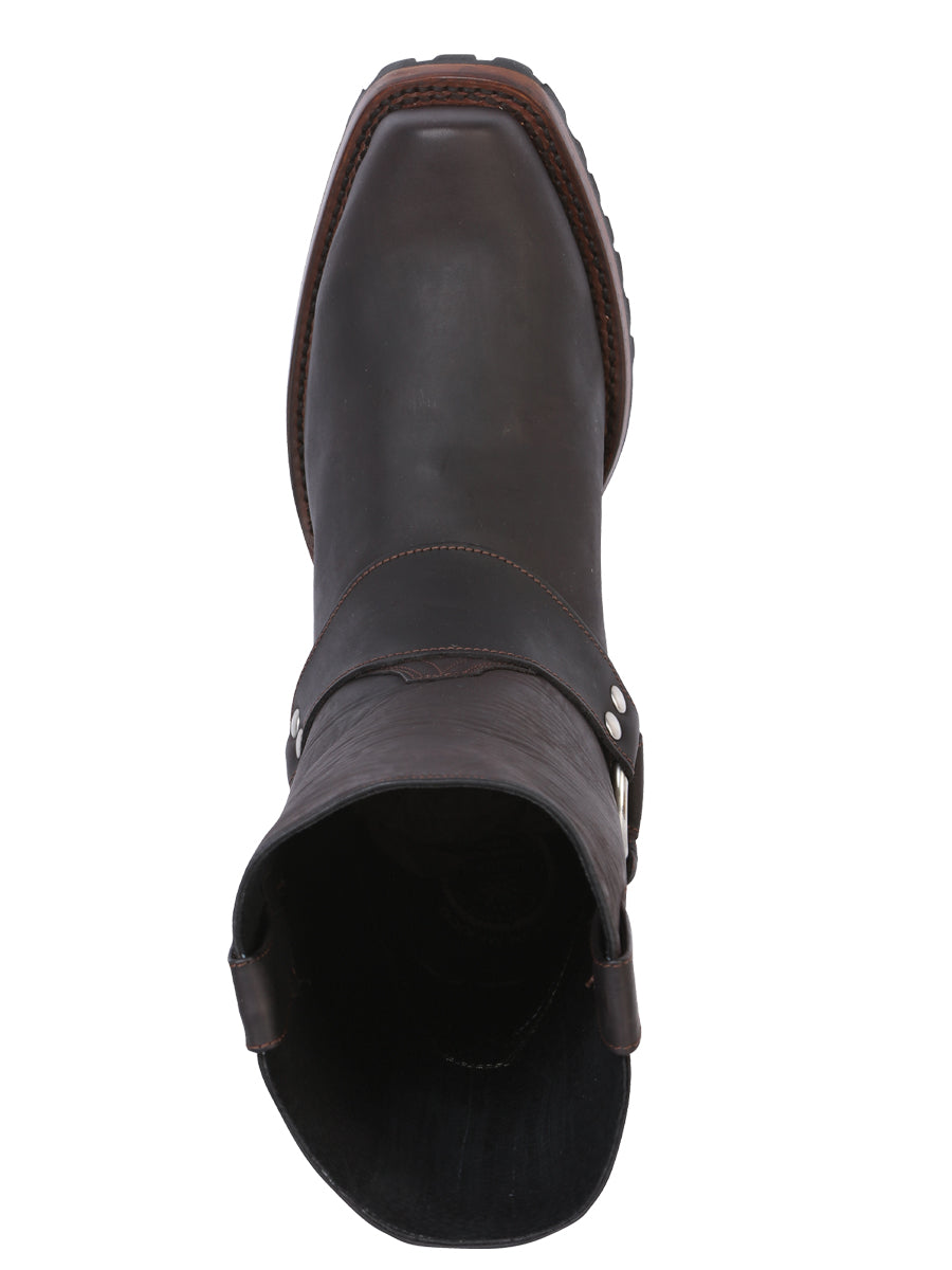 The General Biker Boot - Crazy Dark Brown 40673