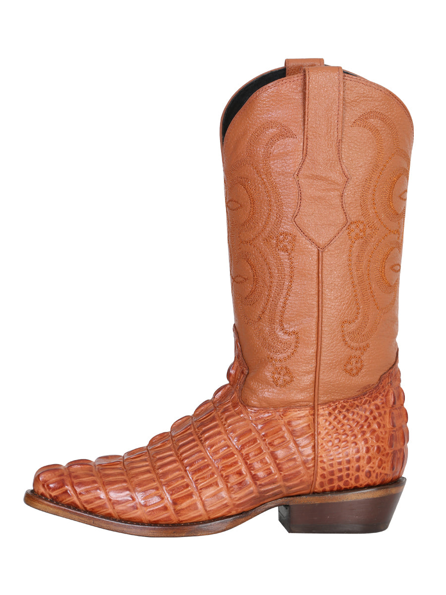 Cowboy boot El Senor de los Cielos - Caiman - Cognac 40841