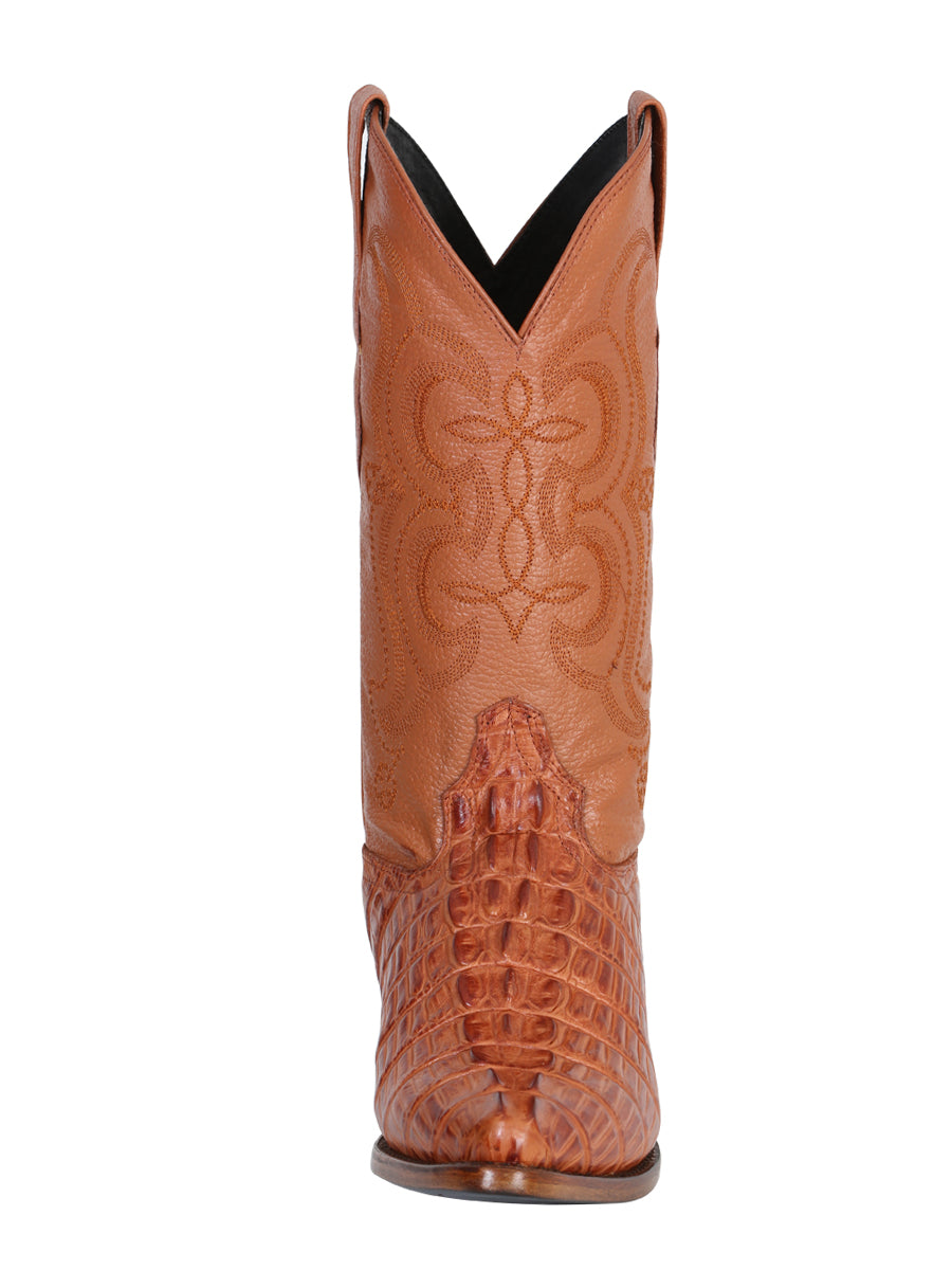Cowboy boot El Senor de los Cielos - Caiman - Cognac 40841