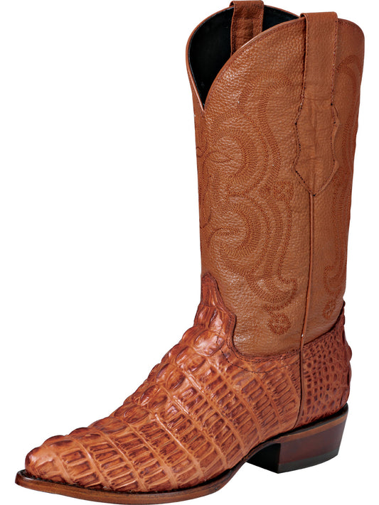 Cowboy boot El Senor de los Cielos - Caiman - Cognac 40841