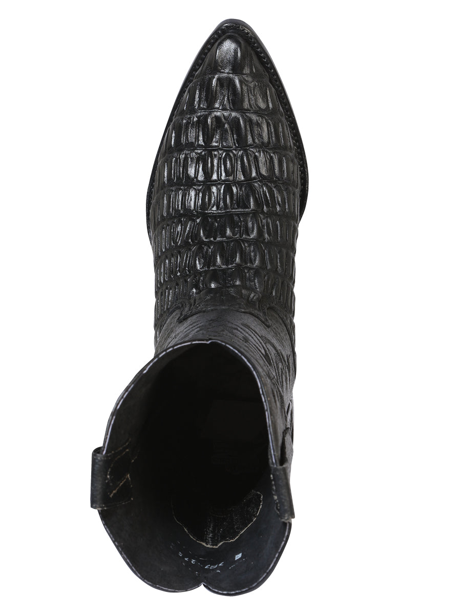 Cowboy boot El Senor de los Cielos - Caiman - Black 40842
