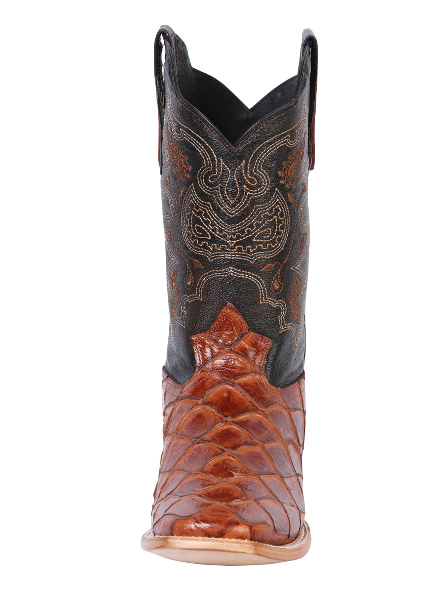 El General Rodeo Boot - Imitation Pirarucu - Cognac 41793