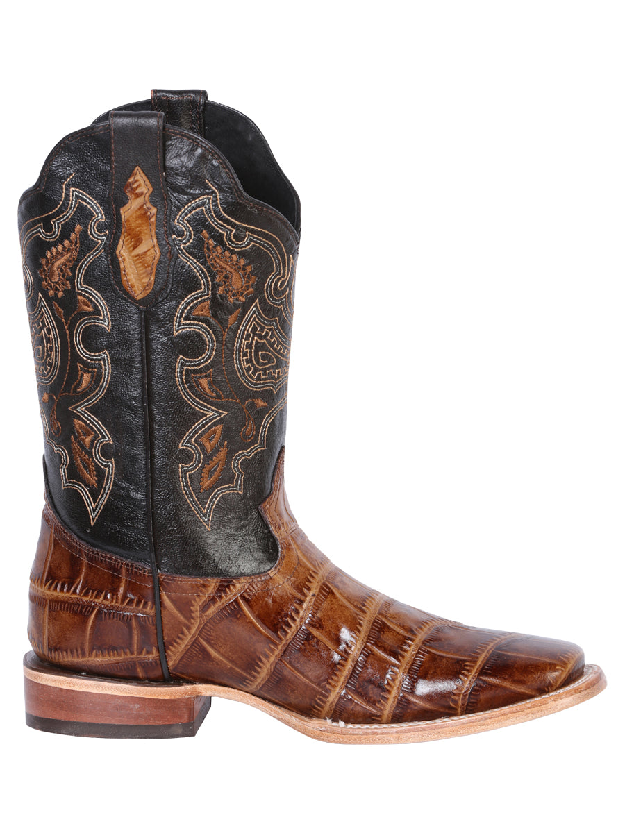 El General Rodeo Boot - Printed Caiman Light Brown 41794