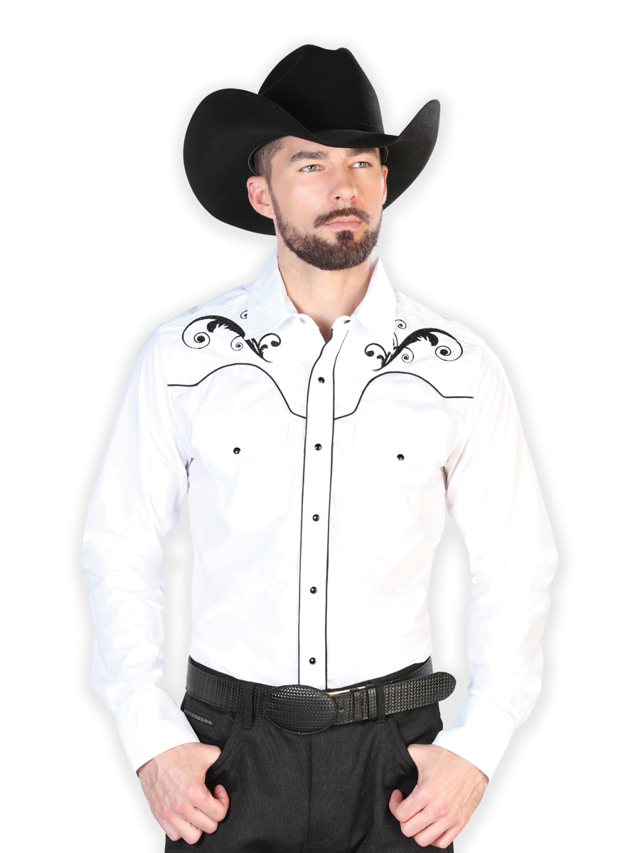 The Lord of the Heavens Embroidery Shirt White/Black 42957