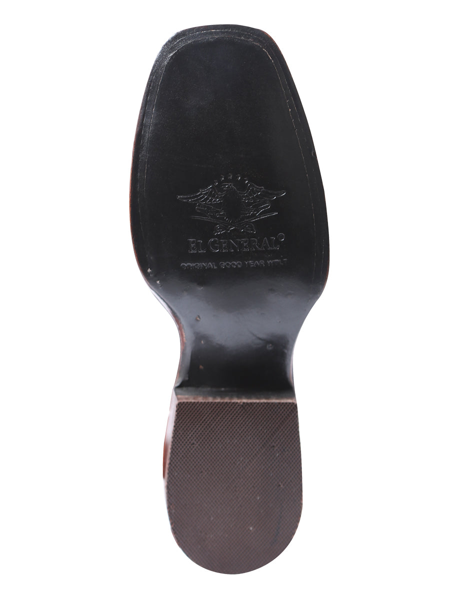 El General Women's Rodeo Boot - Peach Nubuck 42979