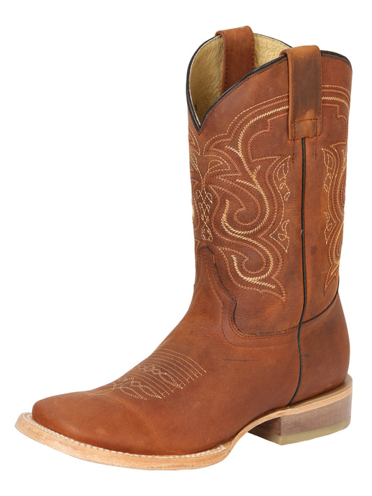 100 Años Men's Rodeo Boot - Cognac 43537