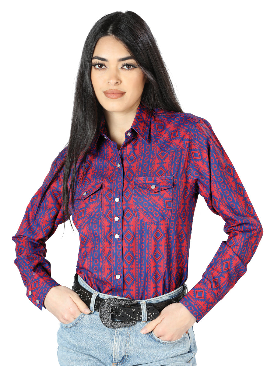 Women's Mustard Long Sleeve Western Shirt 44203