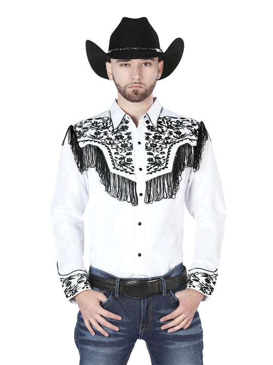 The Lord of the Heavens Embroidered Shirt White/Black 44223