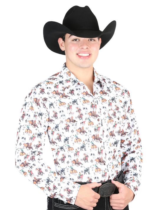 The General White Western Shirt 44326