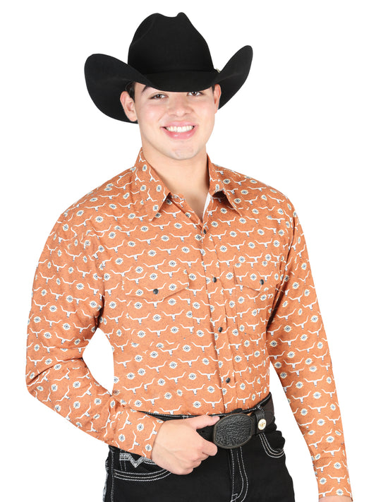 The General Orange Western Shirt 44328