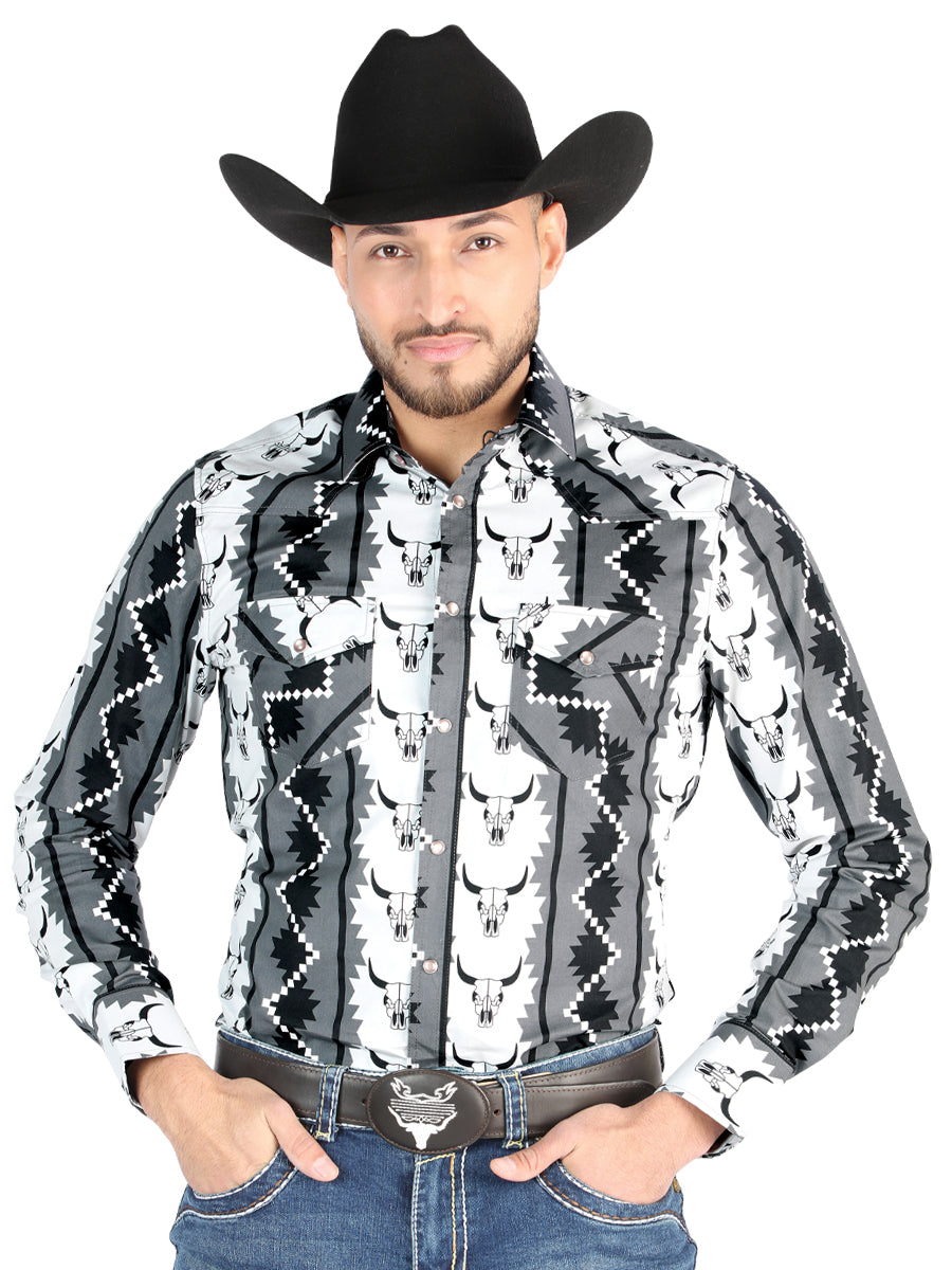El General - Casual Long Sleeve Shirt - Black 44491