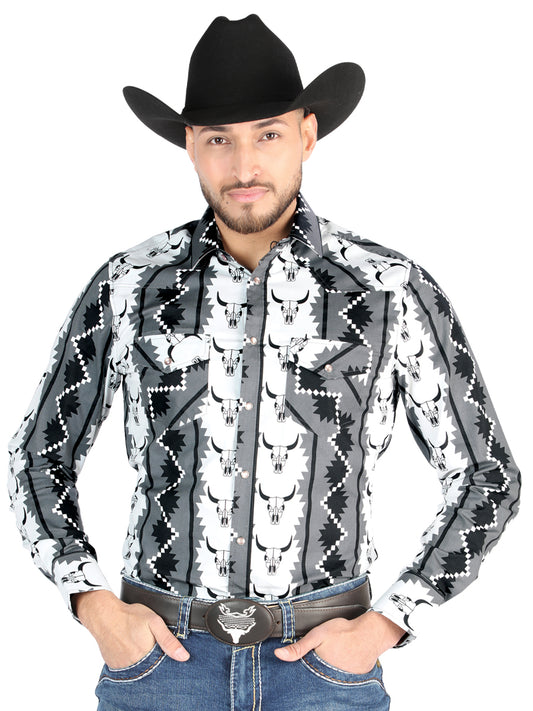 El General - Casual Long Sleeve Shirt - Black 44491